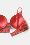 Zivame Zellij Dreams Push-Up Wired Medium Coverage Bra - Spiced Coral — thumbnail 5